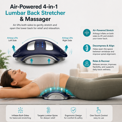 Vivly Lumbar Back Stretcher & Massager