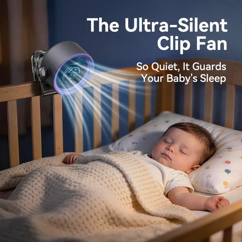 Portable Clip-On Fan: Keep Your Kid Cool When the AC Can't Reach the Back Seat