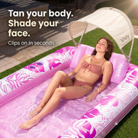 Clip-On Lounger Sunshade Canopy