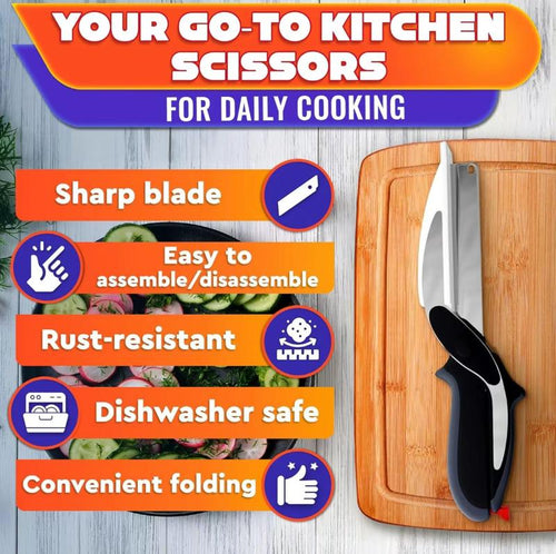 2-in-1 Kitchen Cutter: Cut Your Whole Meal Straight Into the Pot