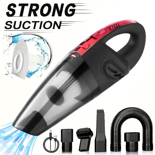 Mini Cordless Handheld Vacuum: Strong Suction & Full-Car Battery Life