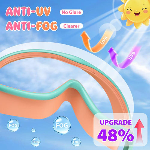 Kids Swim Goggles 2-Pack: Click and Swim