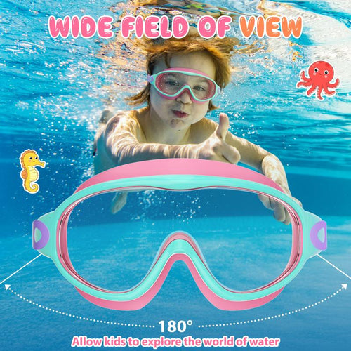 Kids Swim Goggles 2-Pack: Click and Swim