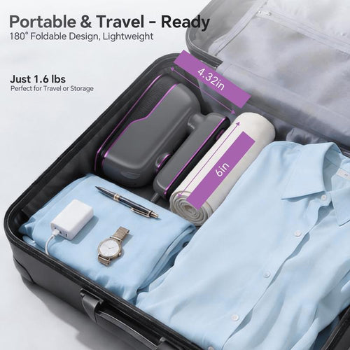 2-in-1 Handheld Steamer & Iron: No Board