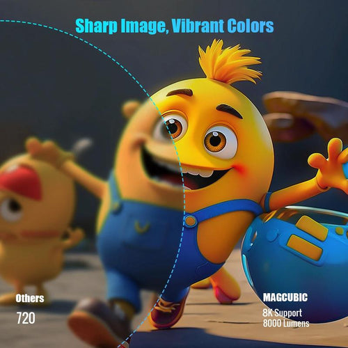Mini Smart Projector (180° Swivel Ceiling Cinema): Bed Movie Setup