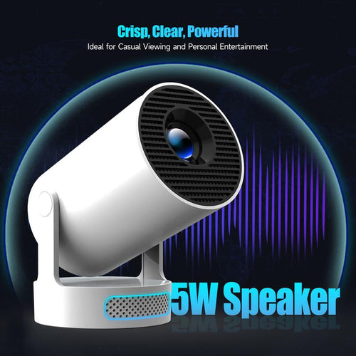 Mini Smart Projector (180° Swivel Ceiling Cinema): Bed Movie Setup