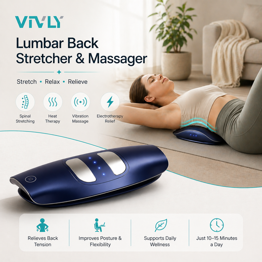 Vivly Lumbar Back Stretcher & Massager