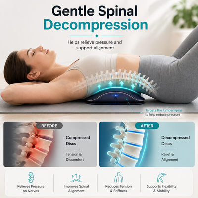 Vivly Lumbar Back Stretcher & Massager