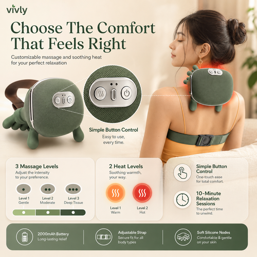 Bionic Hand Neck & Shoulder Massager: Grip Relief