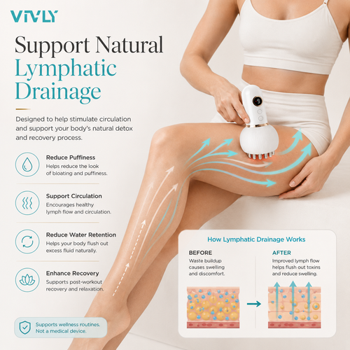 Vivly Lymphatic Drainage Massager