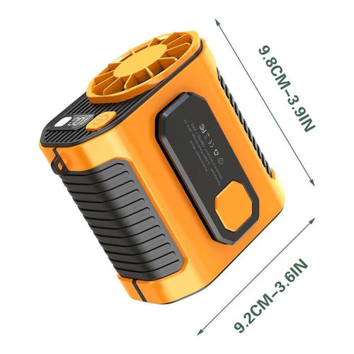 3-in-1 Tactical Waist Cooling Fan: Cool All Day, Charge Your Phone, Light the Dark