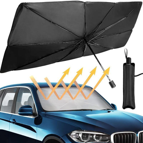 Umbrella Car Sunshade: Never Get Into a Hot Car Again