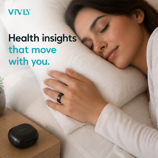 Vivly Smart Ring – Track Sleep, Heart Rate & Daily Health