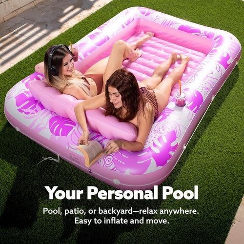 Inflatable Tanning Pool Lounger: Your Own Cool Backyard Oasis